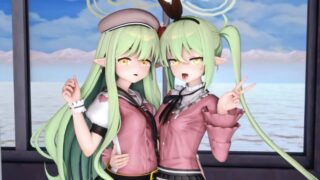 【3d同人】53.Hikari and Nozomi sex party 4k60fps dubbing蔚藍檔案【度盘/夸克】